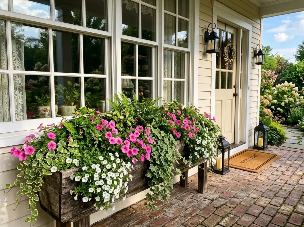 Overflowing Window Tubs