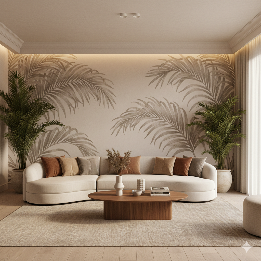 Oversized Palm Murals