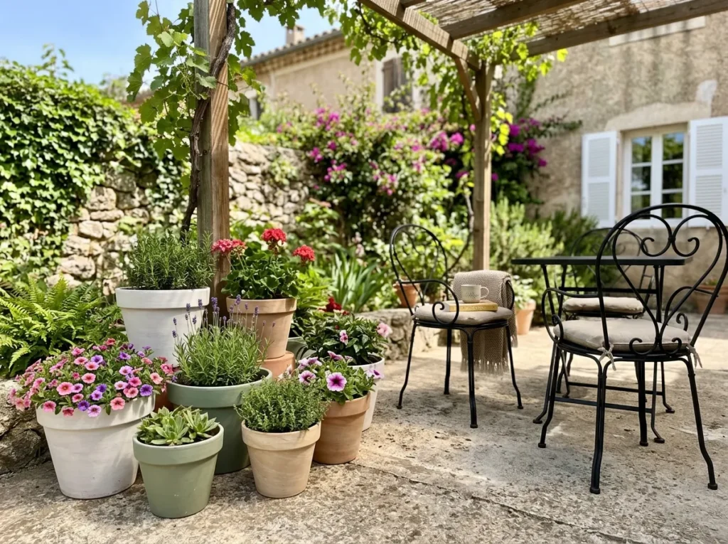 Painted Clay Pots