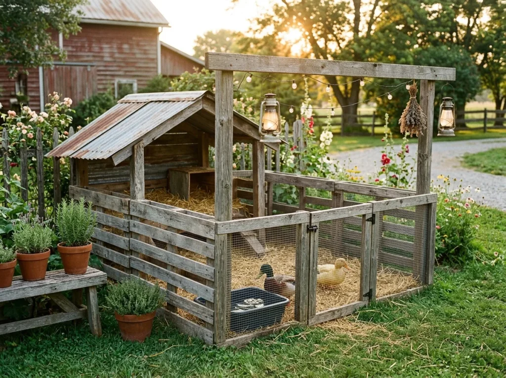 Pallet Duck Pen