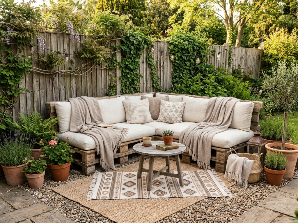 Pallet Sofa Setup
