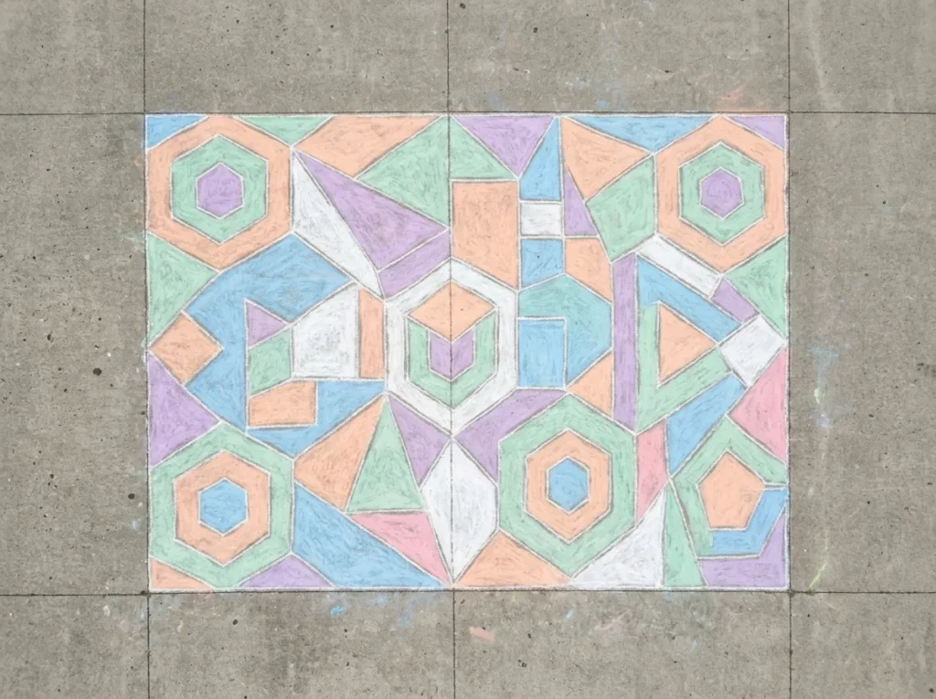 Pastel Puzzle Grid