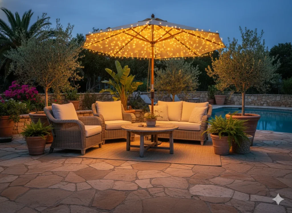 Patio Umbrella Glow
