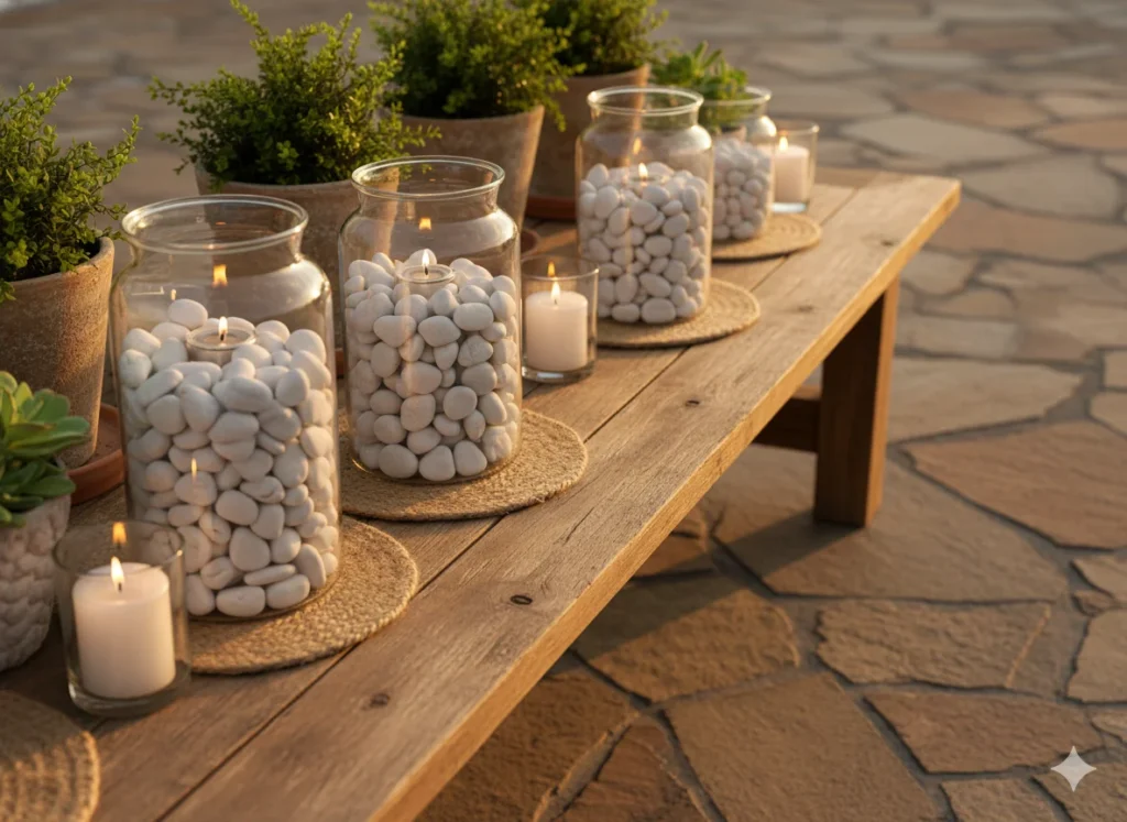 Pebble Jar Accents