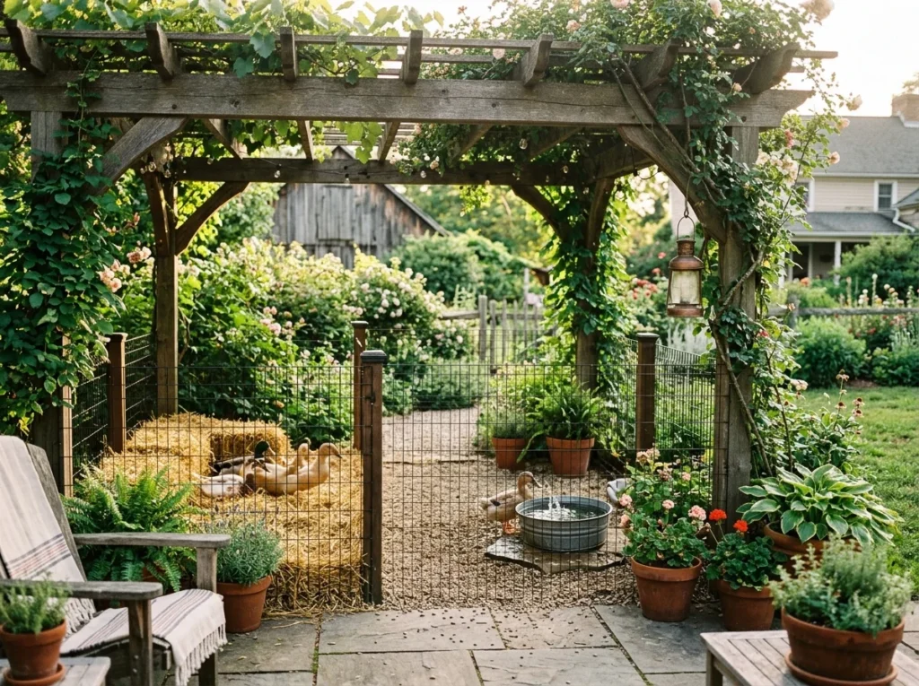 Pergola Duck Yard