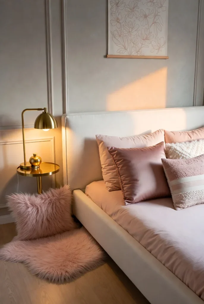 Pink Fuzzy Accent