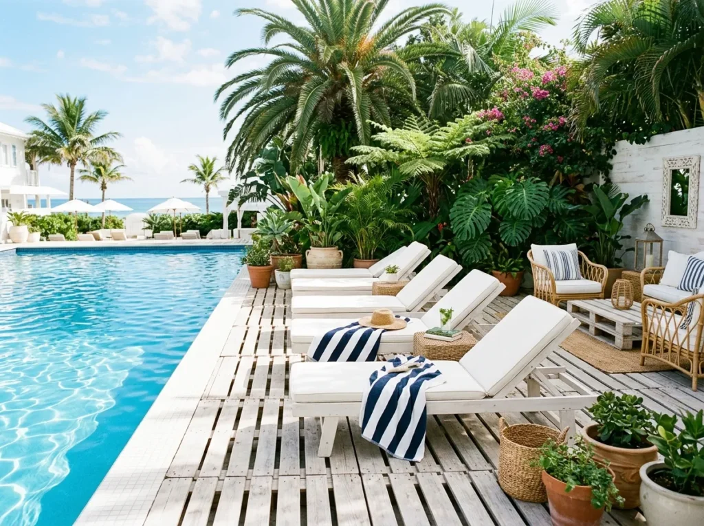 Poolside Pallet Deck