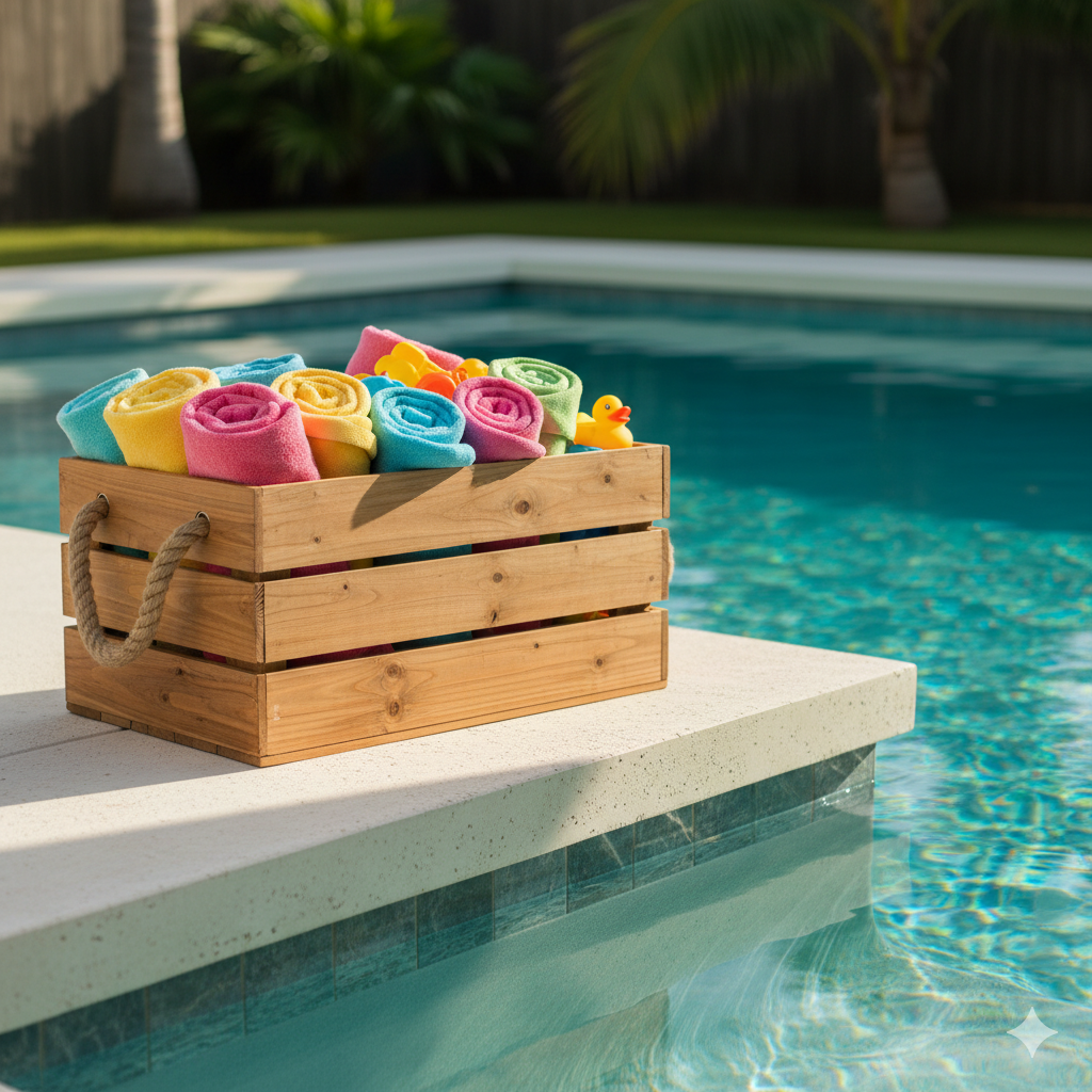 Portable Towel Crate