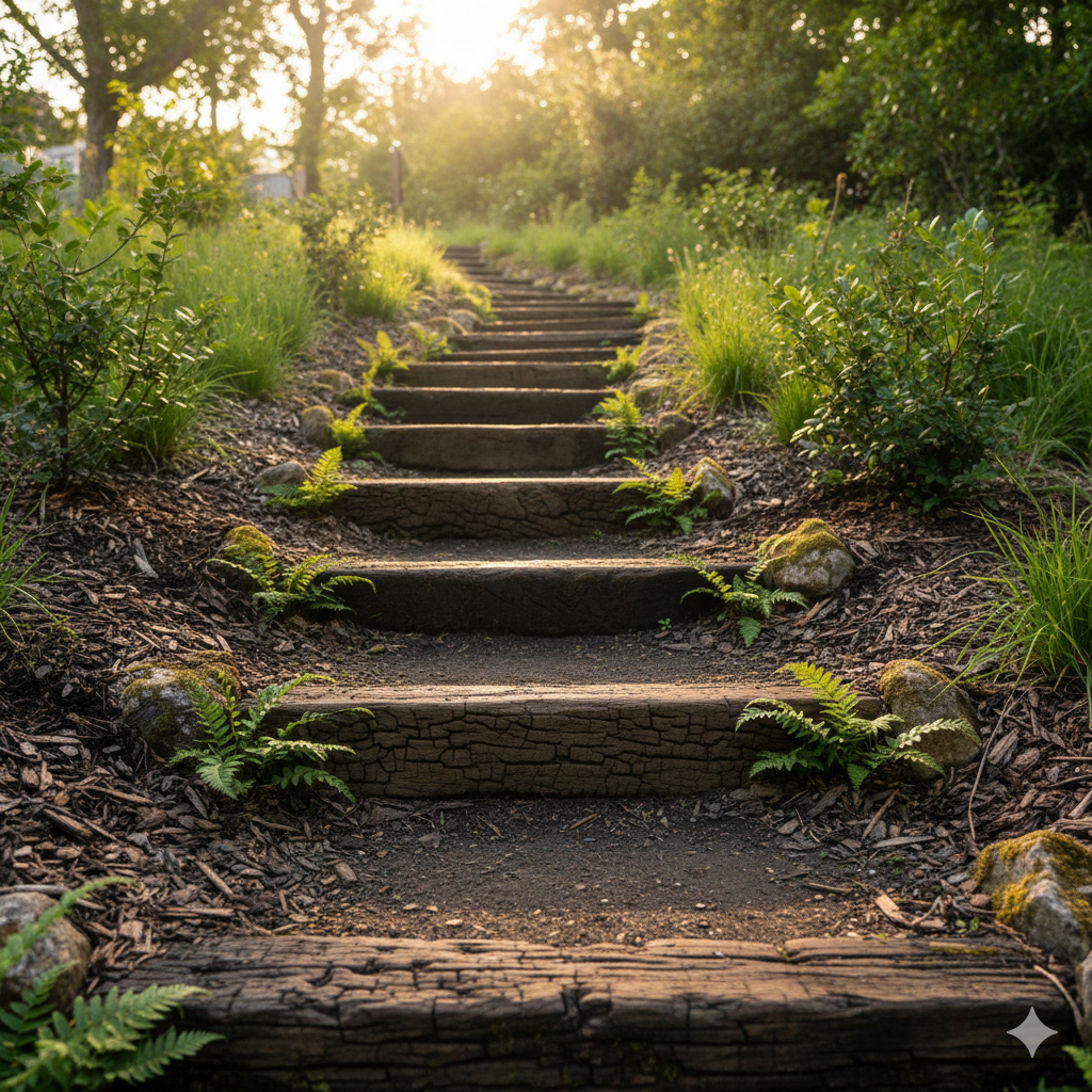 Railway Sleeper Path