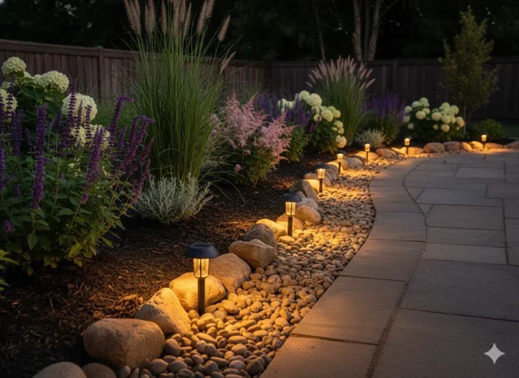 Rock Border Lights 