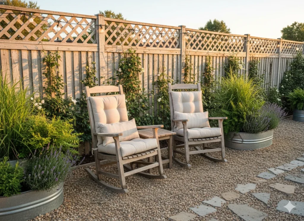 Rustic Farmhouse Fence