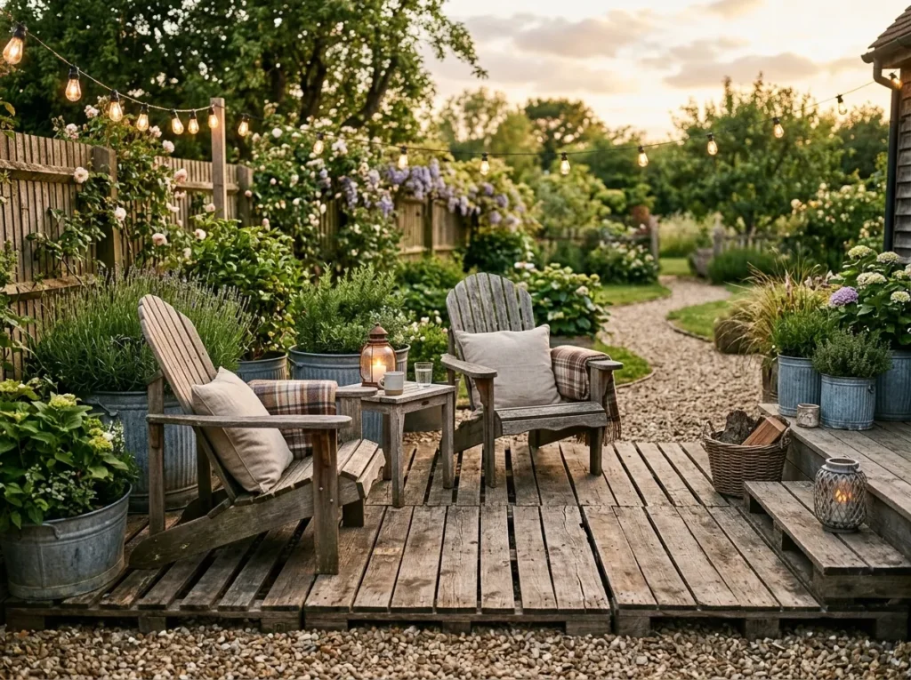 Rustic Gravel Patio