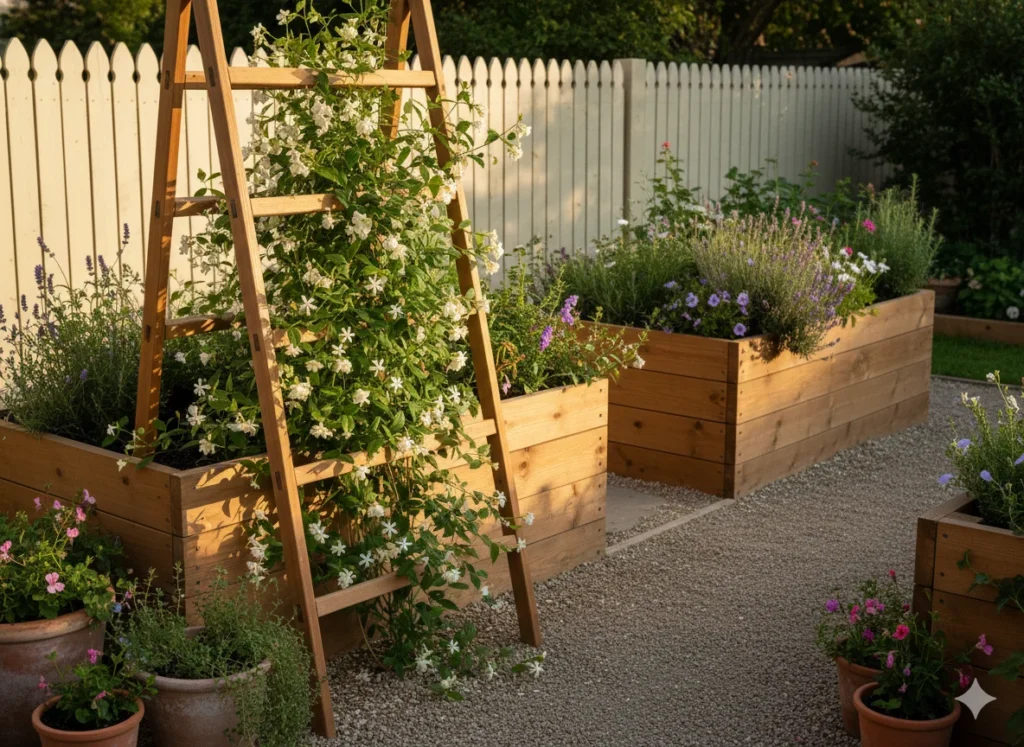 Rustic Ladder Frame