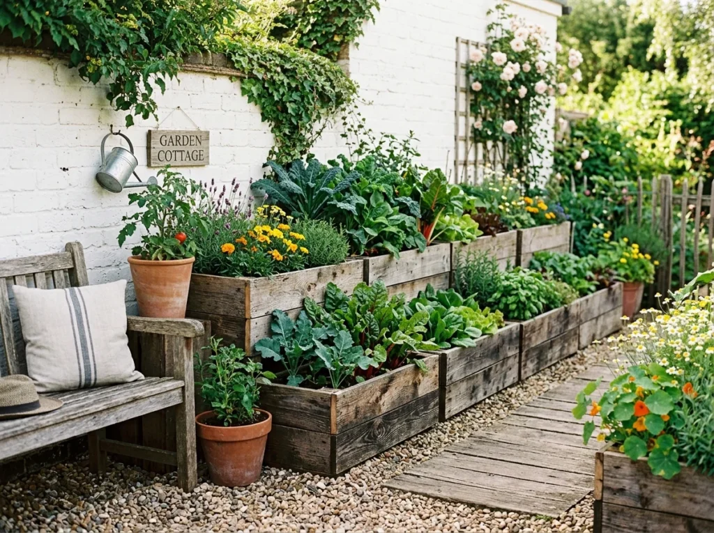 Rustic Pallet Rows