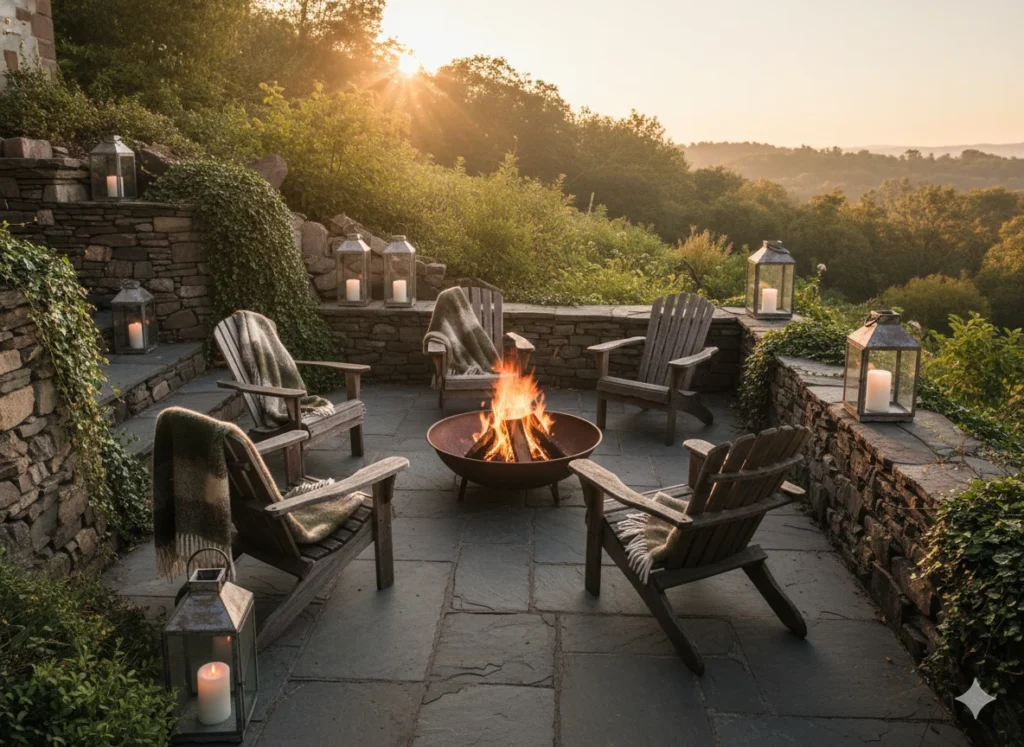 Rustic Stone Terrace