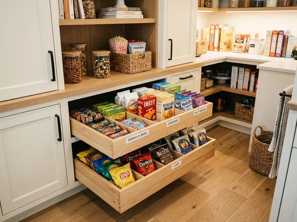 Snack Drawer Zones