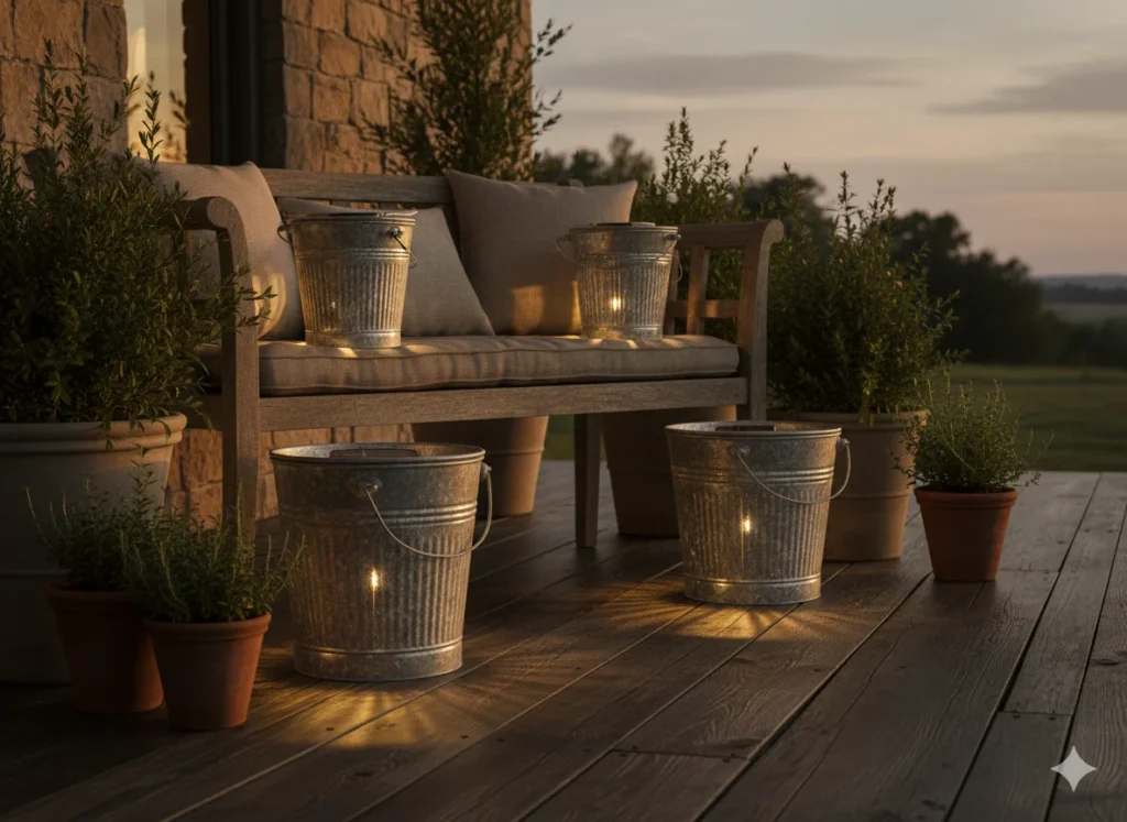 Solar Bucket Lamps