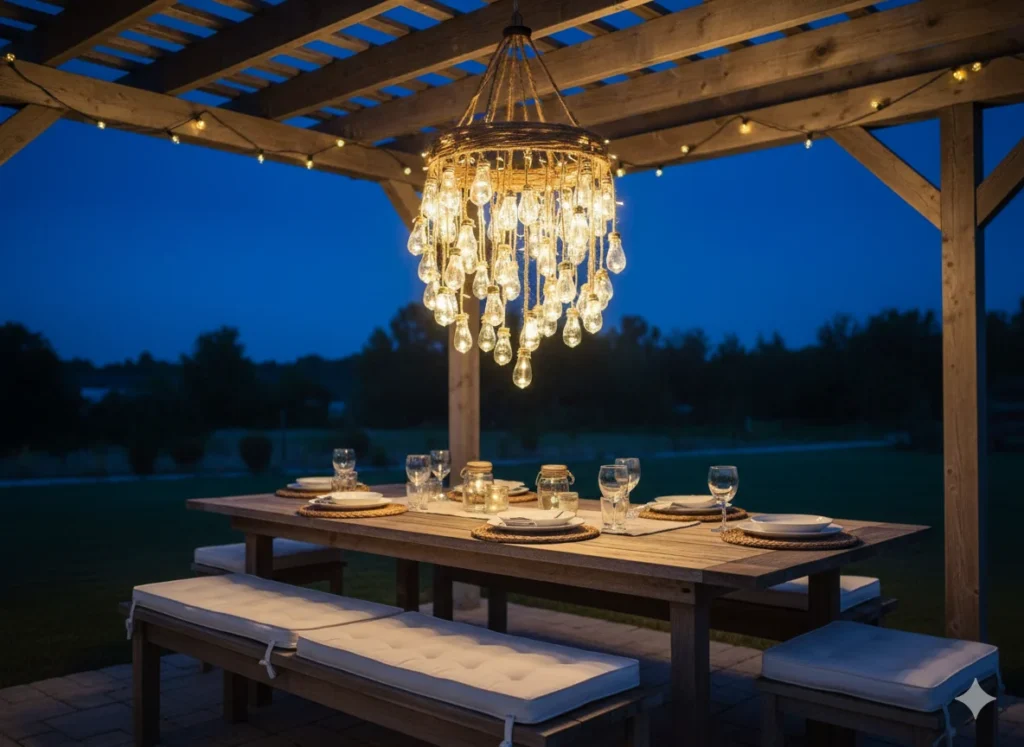 Solar Light Chandelier