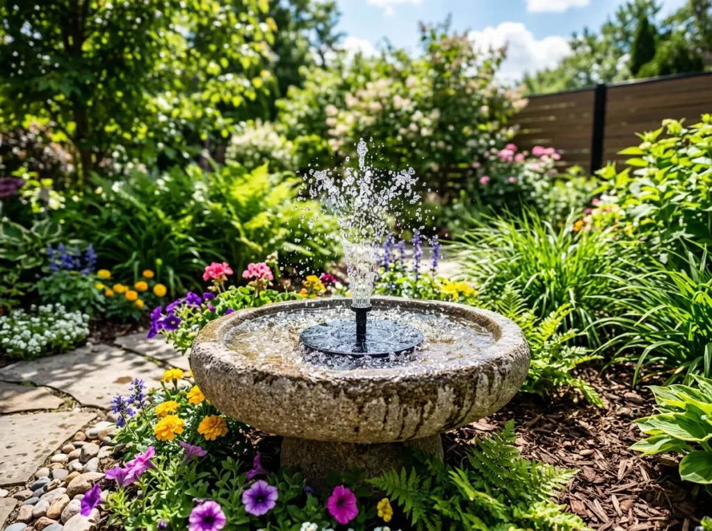 Solar Light Fountain