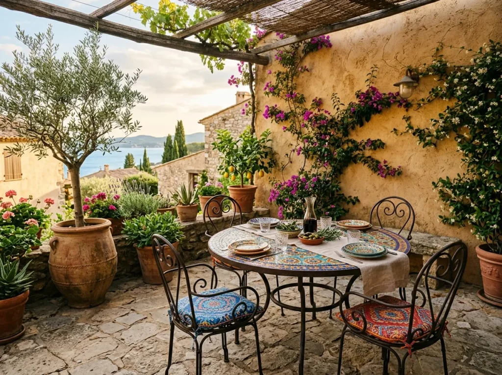 Stone Mosaic Table