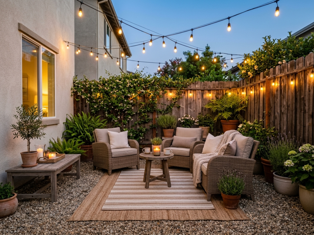 String Light Canopy