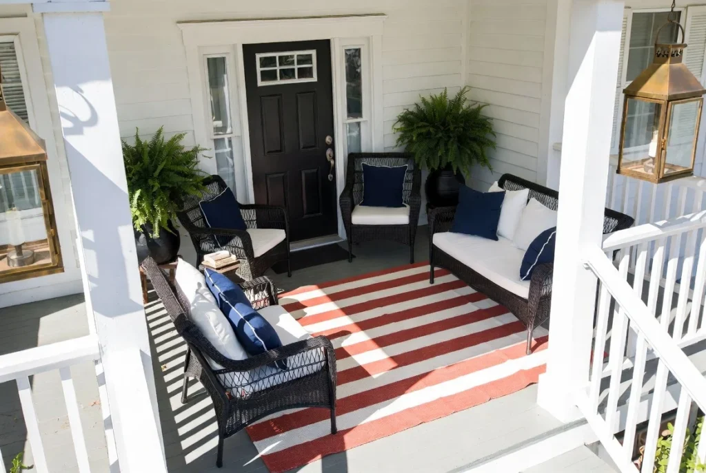 Striped Outdoor Rug