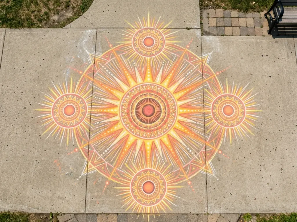 Sunburst Circles