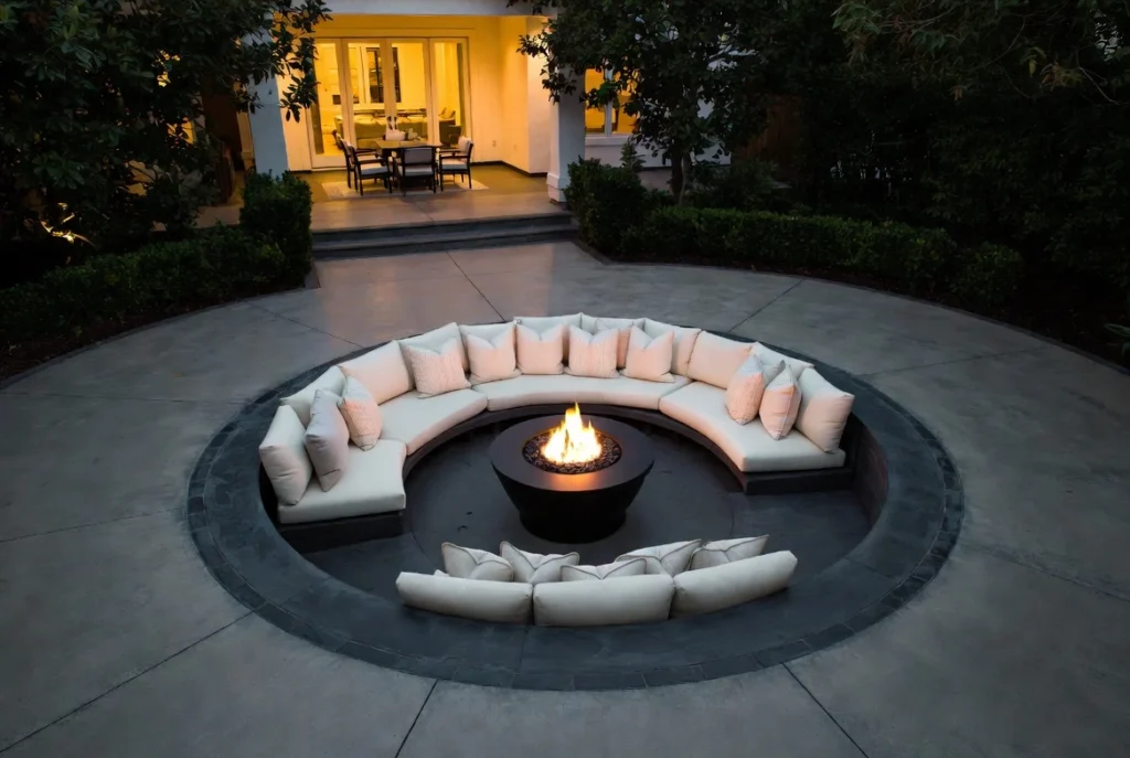 Sunken Seating Area