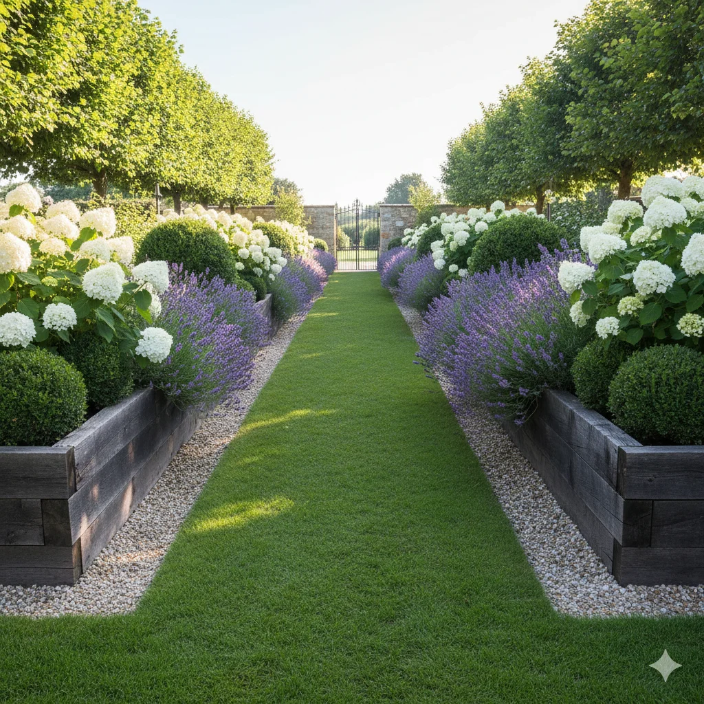 Symmetrical Garden Beds