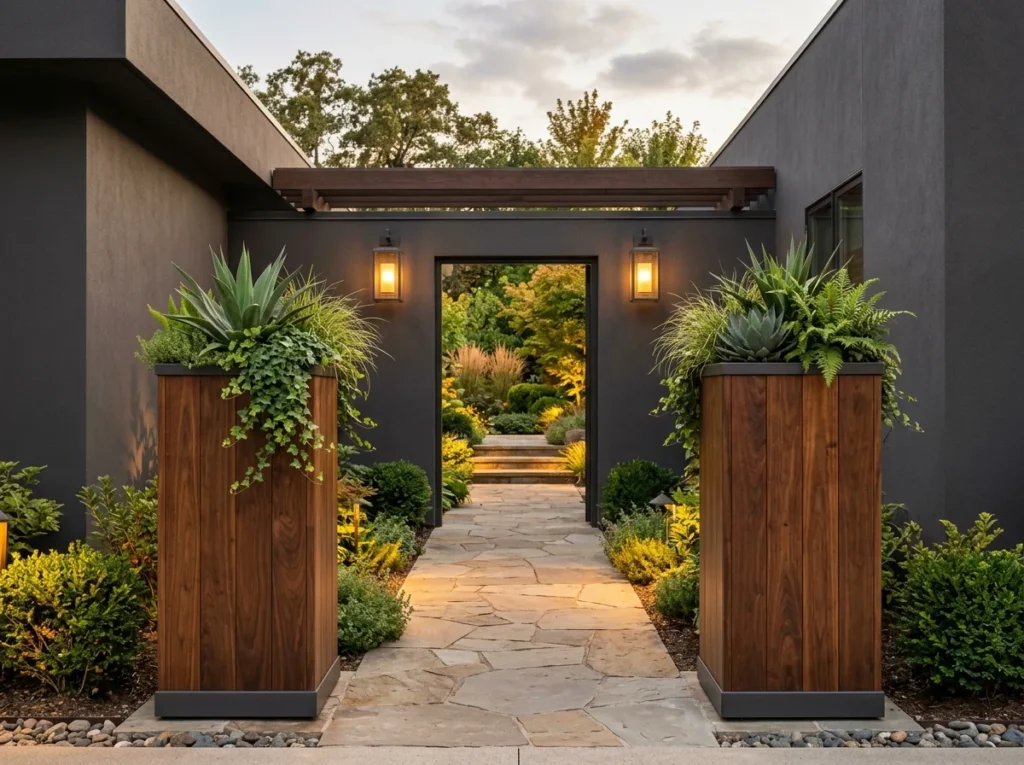 Tall Entry Columns