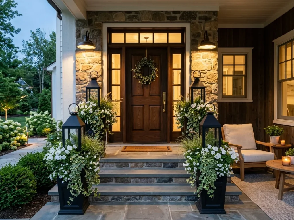 Tall Lantern Planters