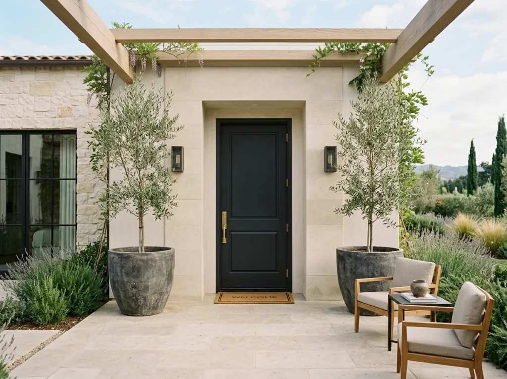 Tall Olive Trees