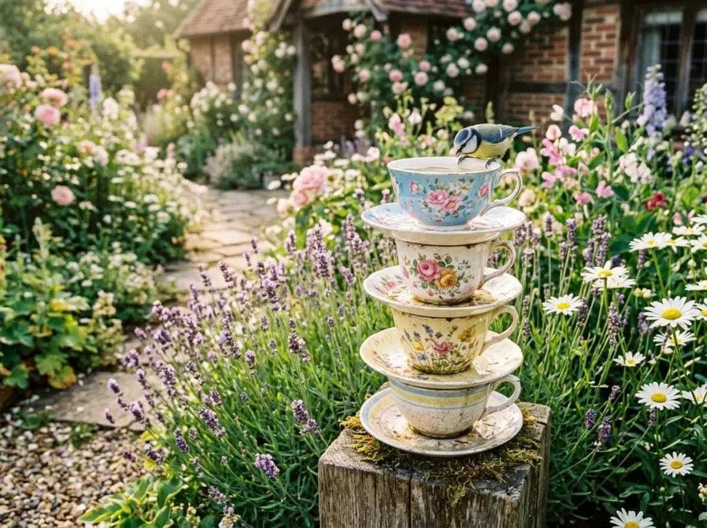 Teacup Garden Bath