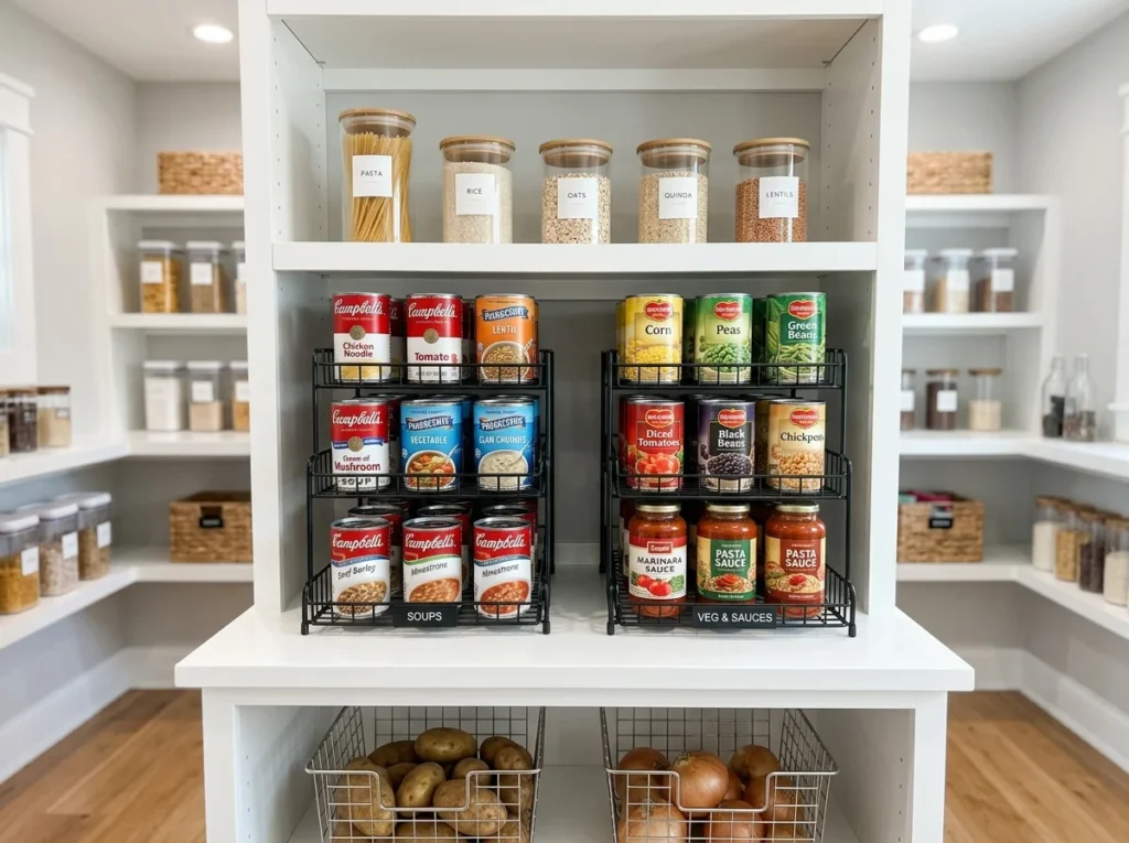 Tiered Can Racks