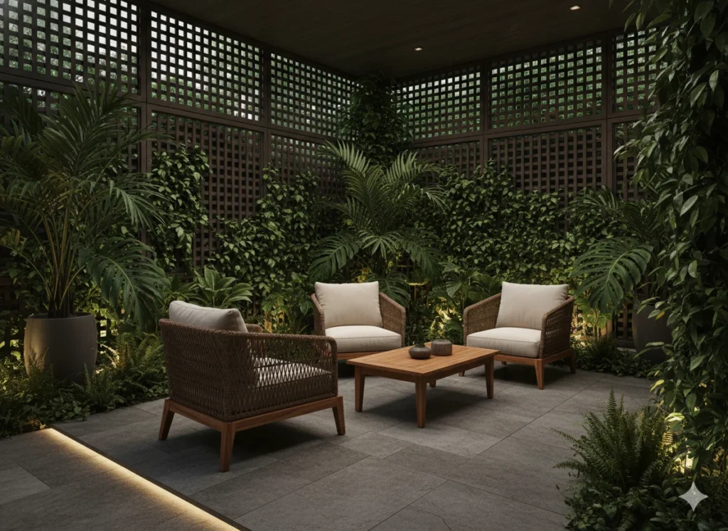 Tropical Green Wall