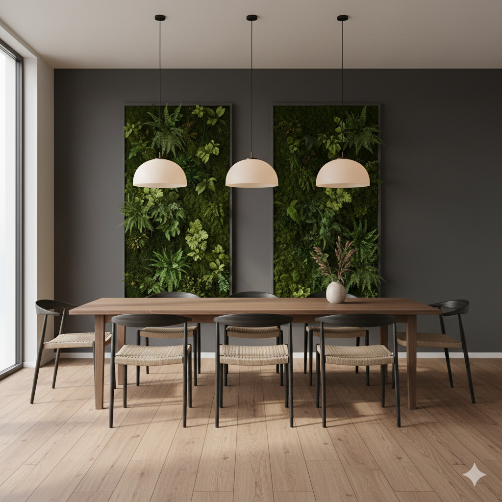 Vertical Green Panels