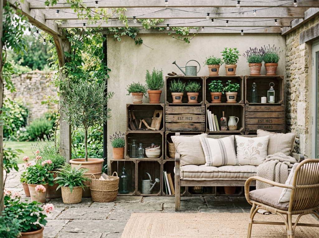 Vintage Crate Storage