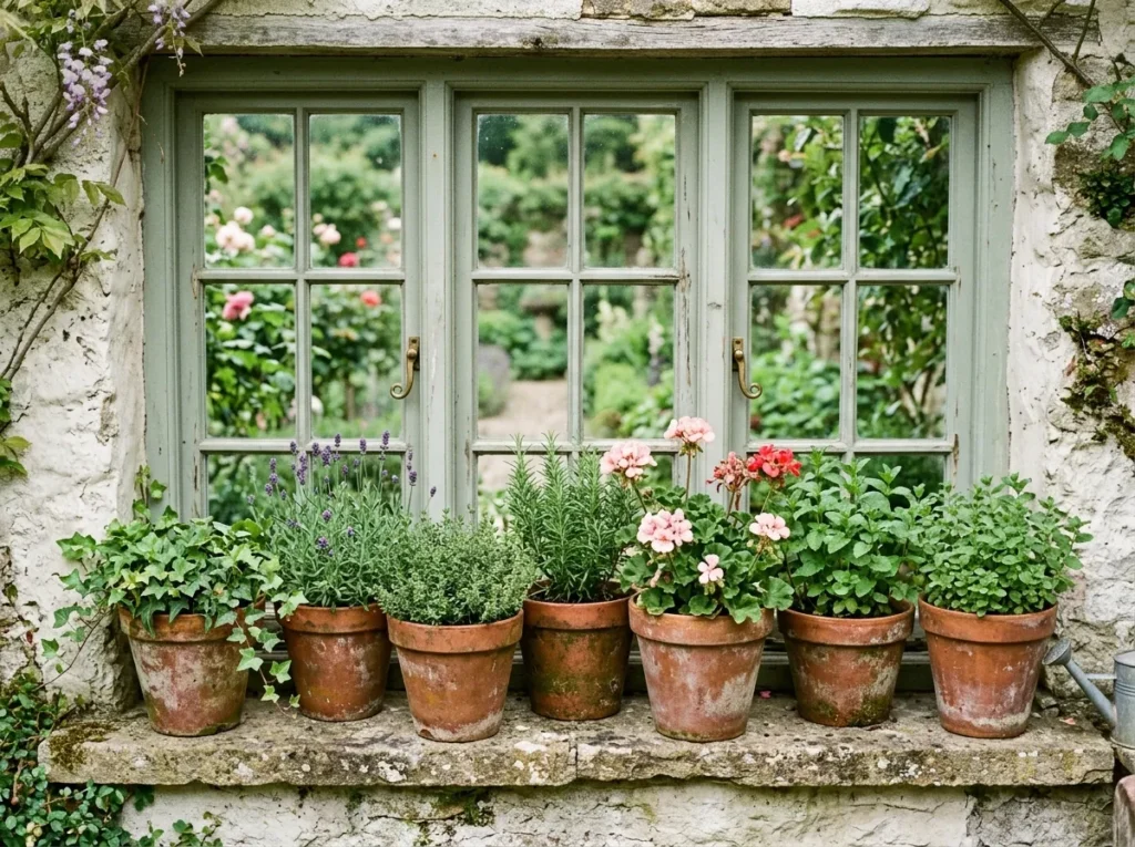 Vintage Window Row