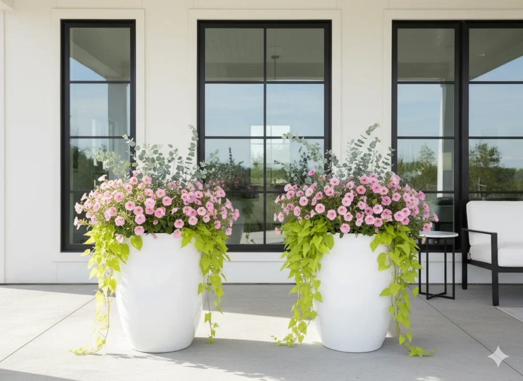 White Ceramic Pots