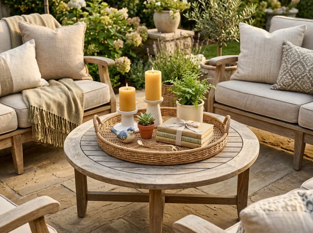 Wicker Tray Styling