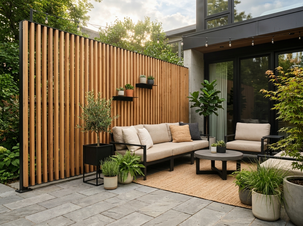 Wood Slat Divider