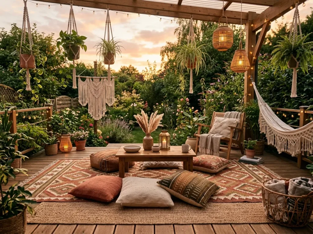 Boho Retreat Deck