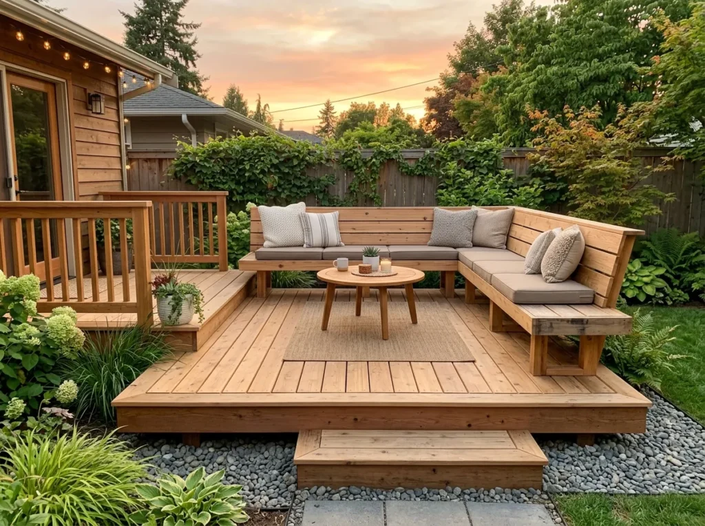 Built-In Bench Deck