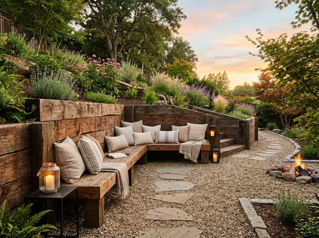 Built-In Bench Wall
