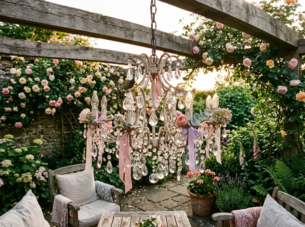 Chandelier Garden Charm