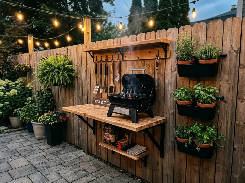 Fence Shelf Setup