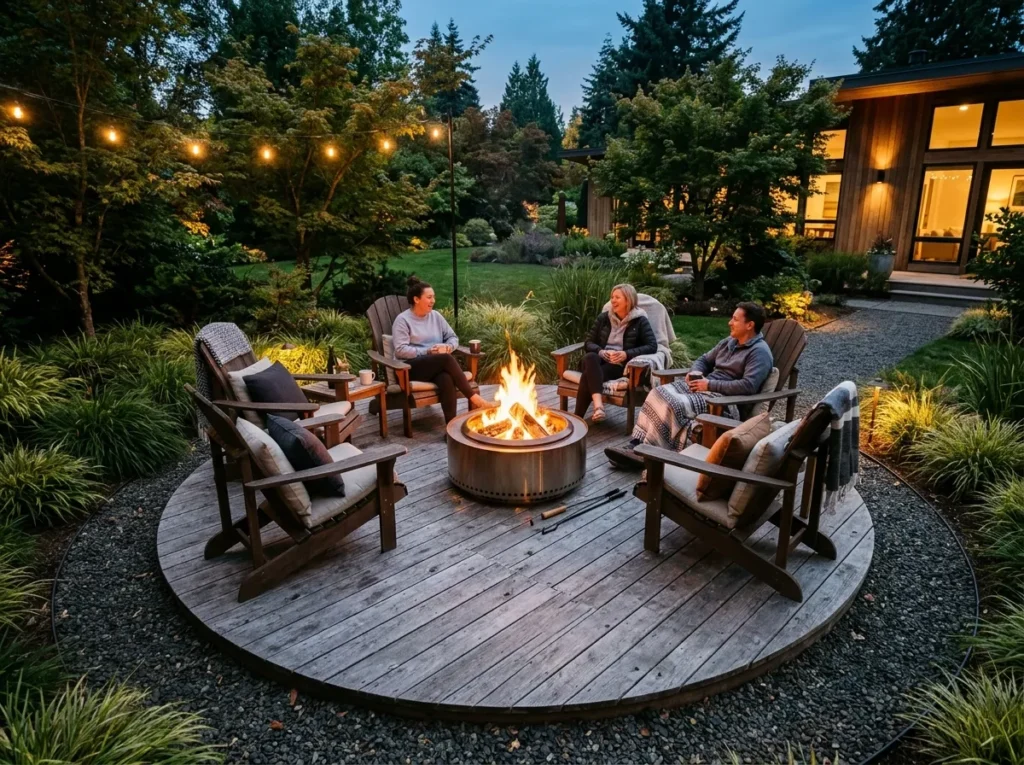 Fire Pit Deck