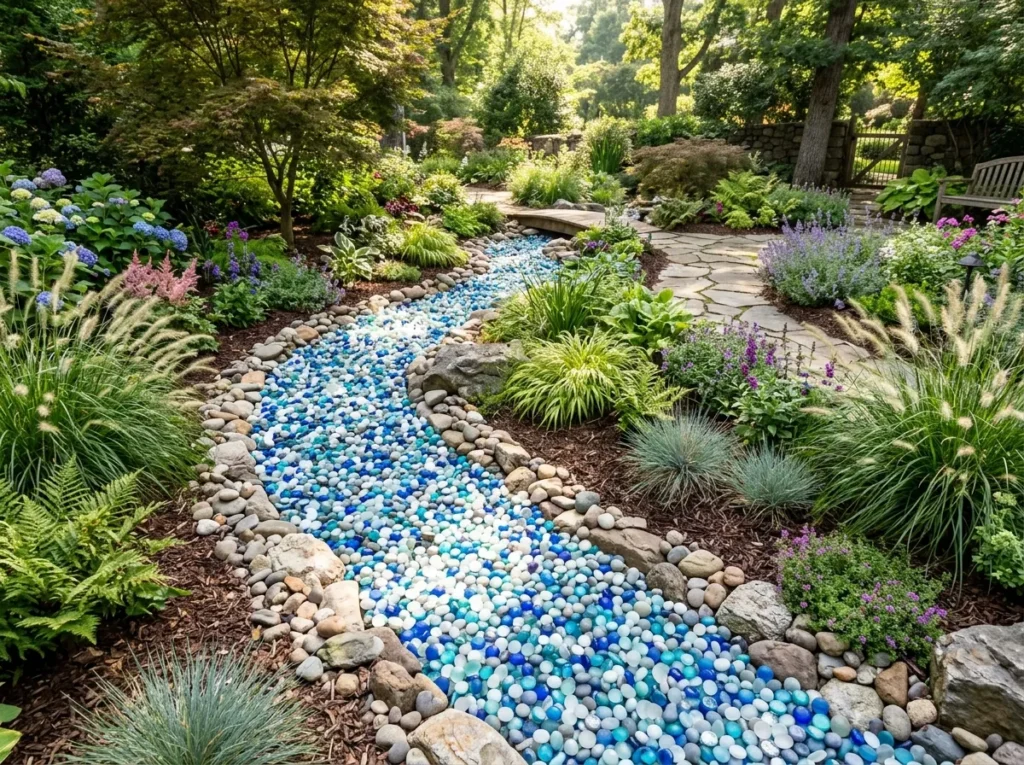 Glass Pebble Streams