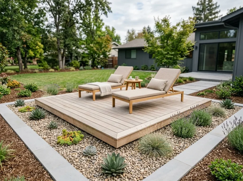Gravel Surround Deck