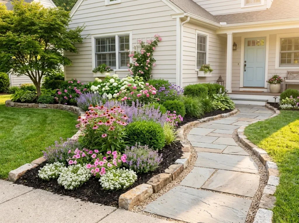 Layered Flower Beds